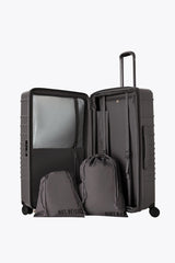 Resale The Large Check-In Roller in Charcoal