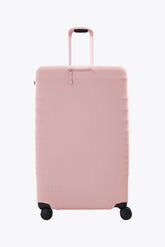 The Large Check-In Luggage Cover in Atlas Pink
