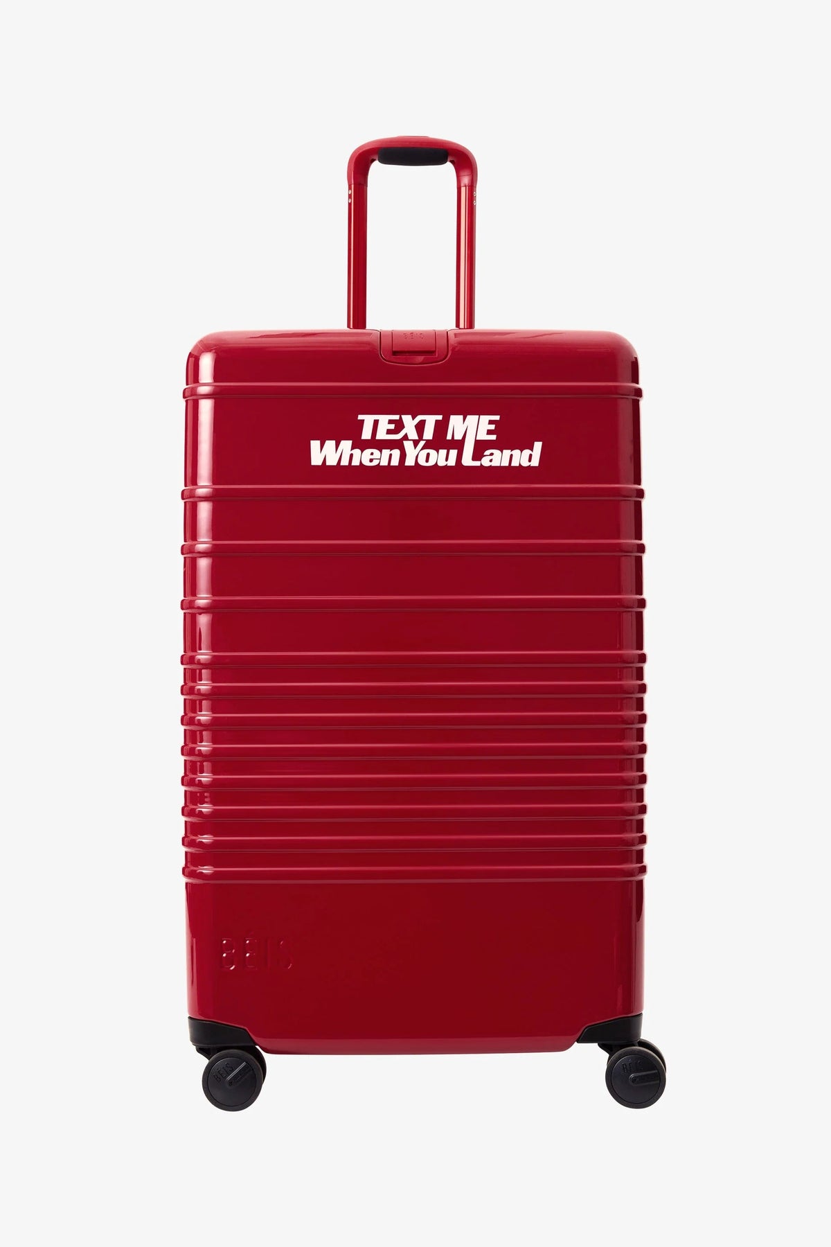 Resale The Large Check-In Roller in Text Me Red